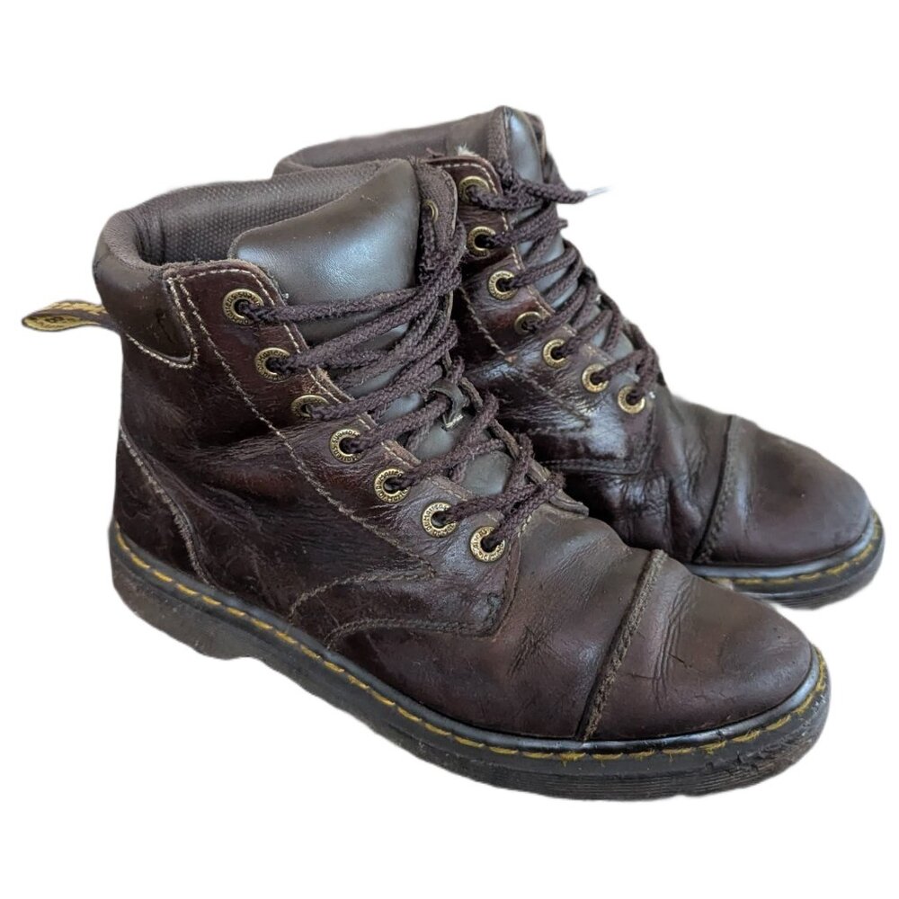 Doc Martens Brown Leather AirWare with Bouncing Soles - Men's Size 8 / Women's 9